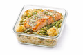 Creamy Basil Caper Salmon