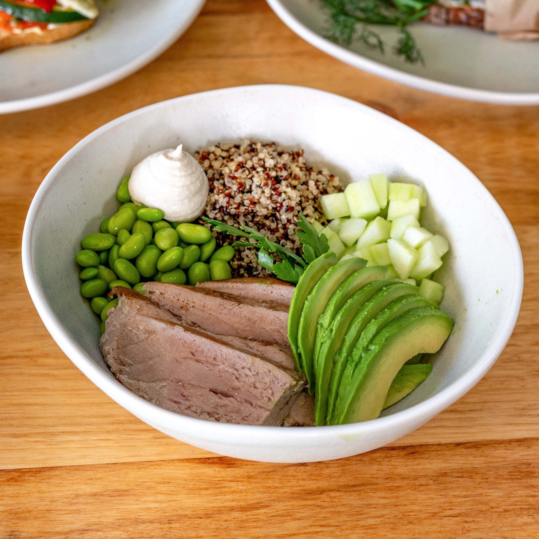 Seared Tuna Quinoa Power Bowl